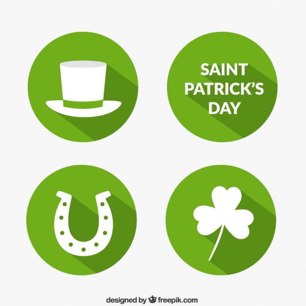 626x626 Saint Patricks Day Icons Vector Free Download