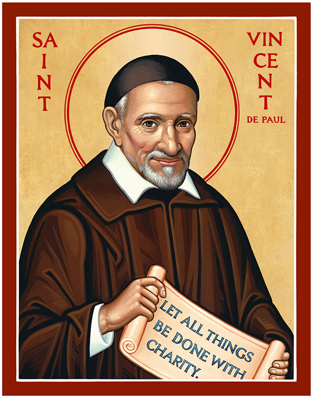 632x800 Men Saint Icons St Vincent De Paul Icon Monastery Icons