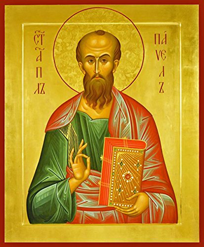 413x500 St Paul The Apostle Traditional Panel Russian