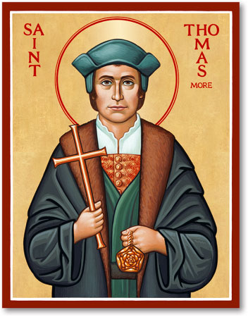 352x450 Men Saint Icons St Thomas More Icon Monastery Icons