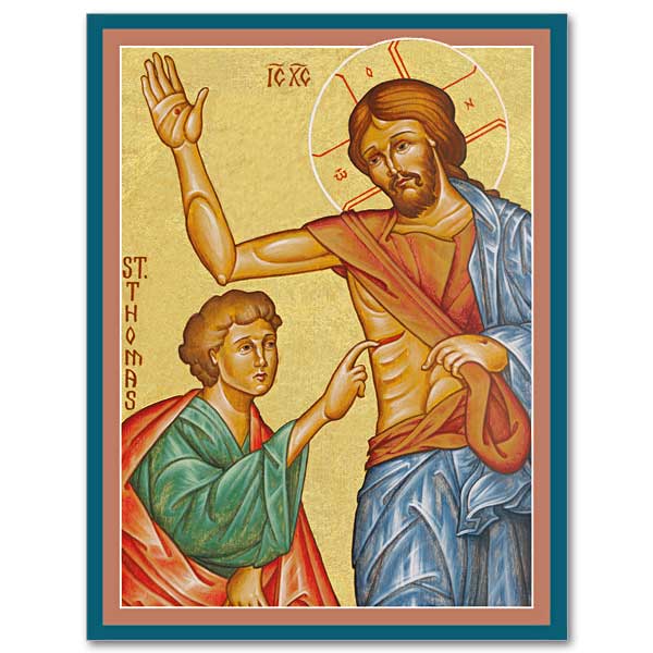 600x600 Doubting Thomas Icon Reproduction
