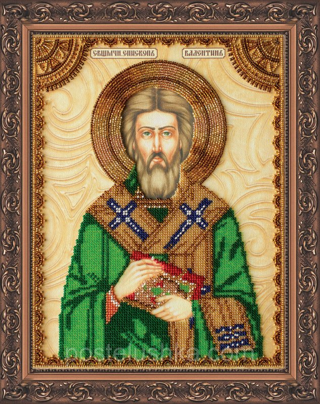 633x800 Set For Beadwork Of A Personalized Icon St Valentine Of Aa