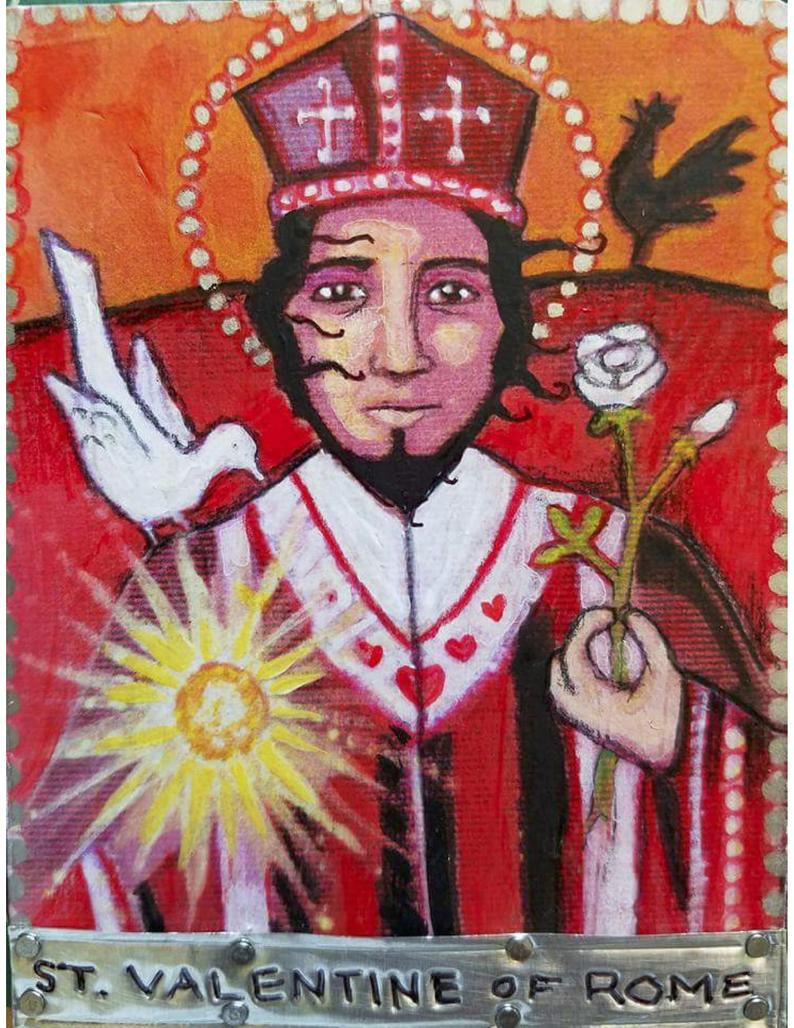 794x1028 St Valentine Of Rome Icon Etsy