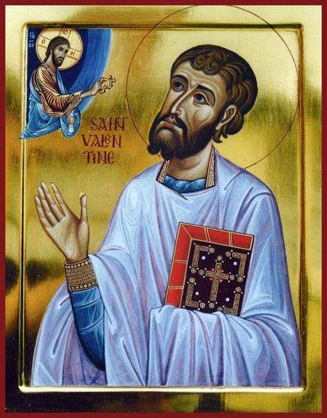 469x600 St Valentine The Martyr Orthodox Icon