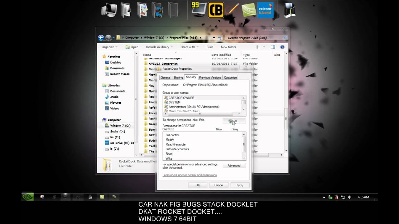 1280x720 Fix Stack Docklet Windows