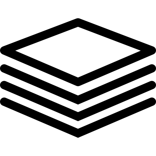 512x512 Stack Of Square Papers Icons Free Download