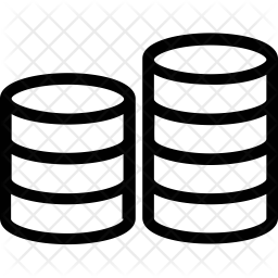 256x256 Coins Stack Icon Of Line Style
