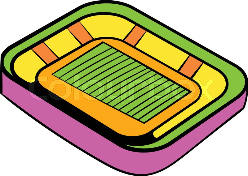800x569 Football Stadium Icon N In Stock Vector Colourbox