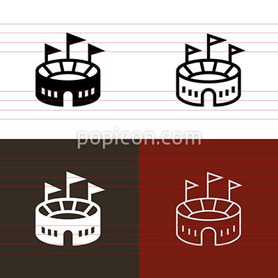 400x400 Stadium Icon Set