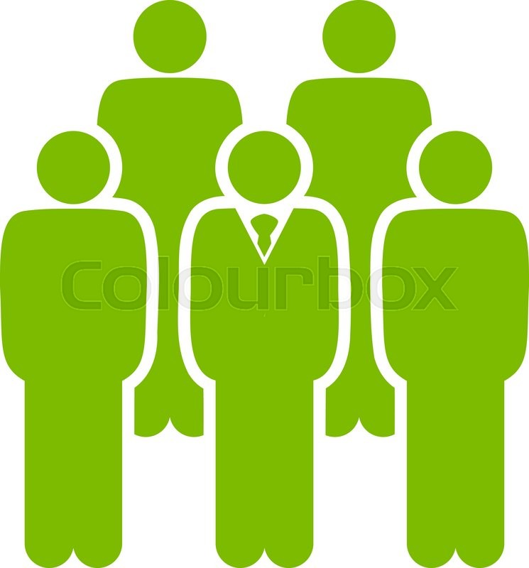 745x800 Staff Icon From Business Bicolor Set Stock Vector Colourbox