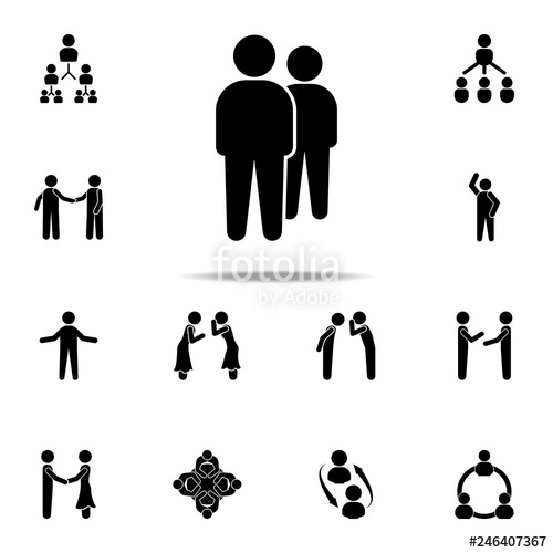 500x500 Staff Icon Conversation Icons Universal Set For Web And Mobile