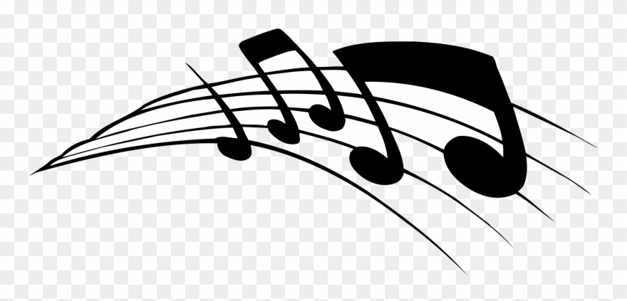 880x423 Music Staff Clipart Raseone Music Notes