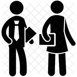 256x256 Staff Icon Of Glyph Style