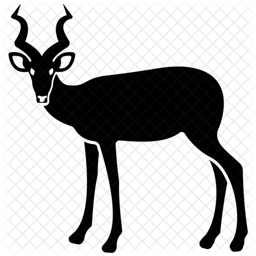 512x512 Stag Icon Of Glyph Style