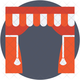 256x256 Stage Icon Of Flat Style