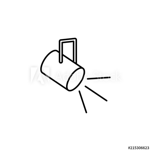 500x500 Light For The Stage Element Of Job Lighting Icon For Mobile