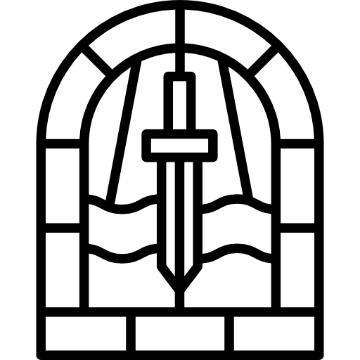 512x512 Stained Glass Window