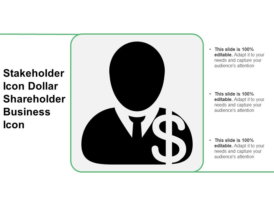 960x720 Stakeholder Icon Dollar Shareholder Business Icon Template