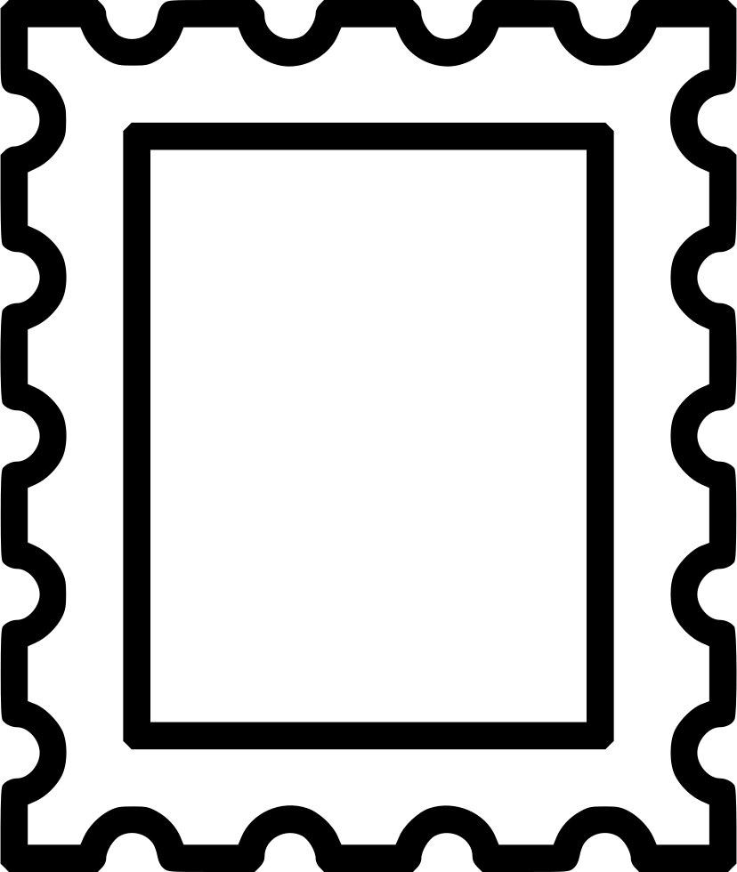 828x980 Postage Stamp Png Icon Free Download