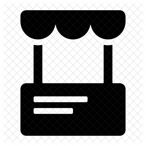 512x512 Stand Icon Of Glyph Style