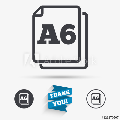 500x500 Paper Size Standard Icon Document Symbol