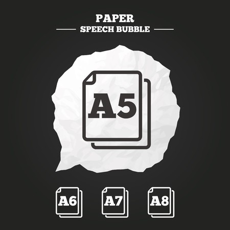 450x450 Paper Size Standard Icons Document Symbols