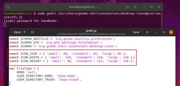 600x288 Quick Tip How To Change Desktop Icons Size In Ubuntu