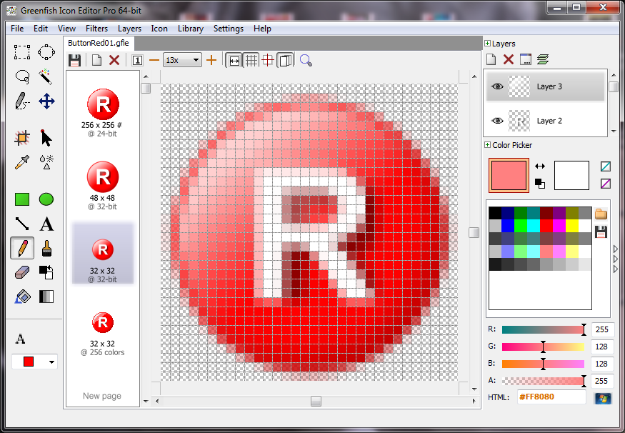 875x606 Creating A Glossy Windows Icon