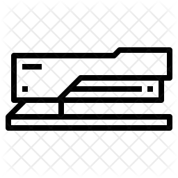 256x256 Stapler Icon Of Line Style