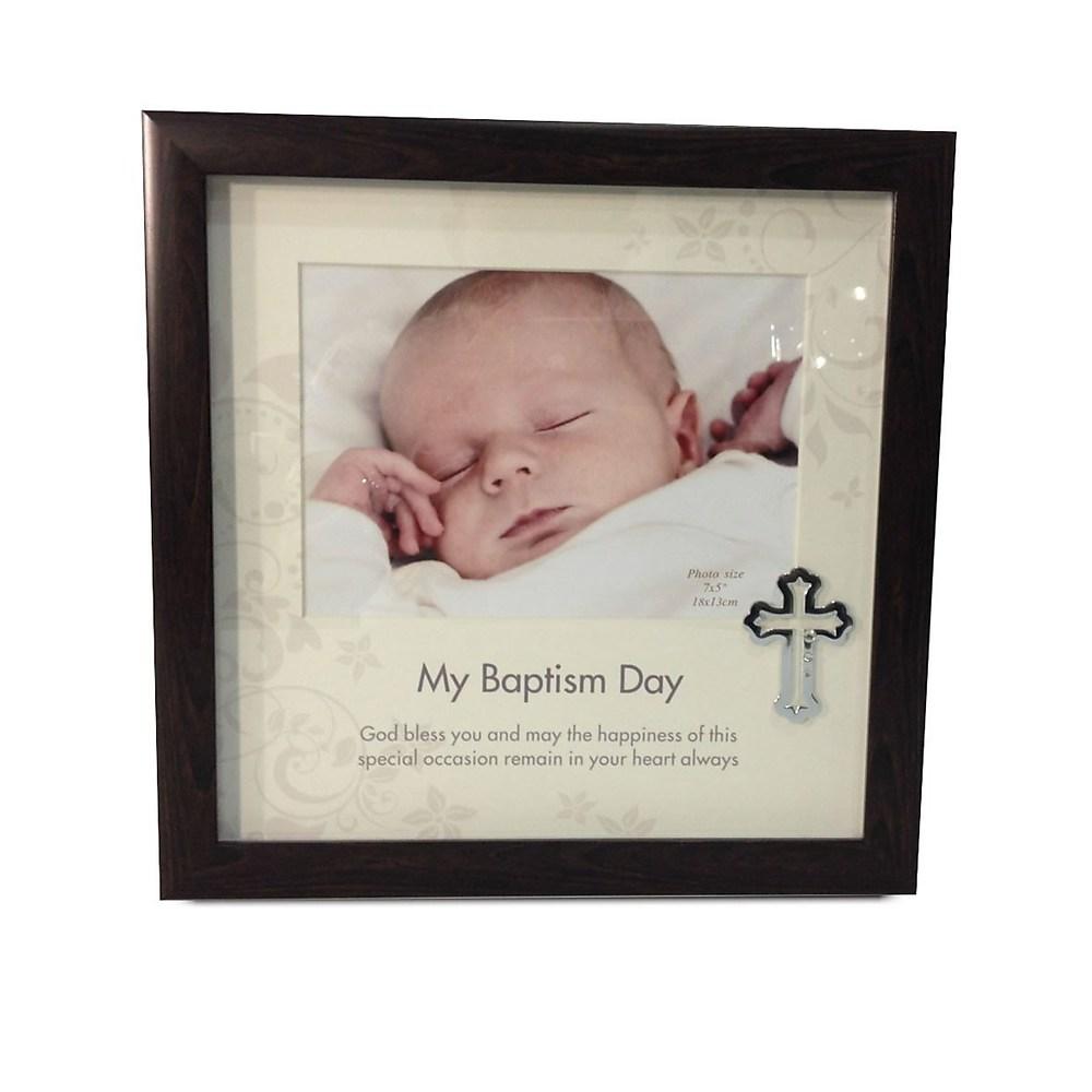 1000x1000 Elegance My Baptism Day Frame X With Cross Icon Staples