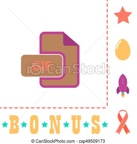 450x470 Gif Computer Symbol Gif Simple Vector Button Flat Color Icon