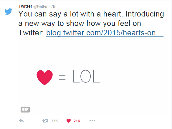 584x438 Why No Love For Twitter's Hearts Wjct News