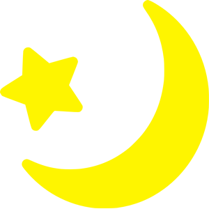 300x300 Yellow Moon And Star Icon Clipart, Cliparts Of Yellow Moon