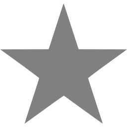 256x256 Gray Star Icon
