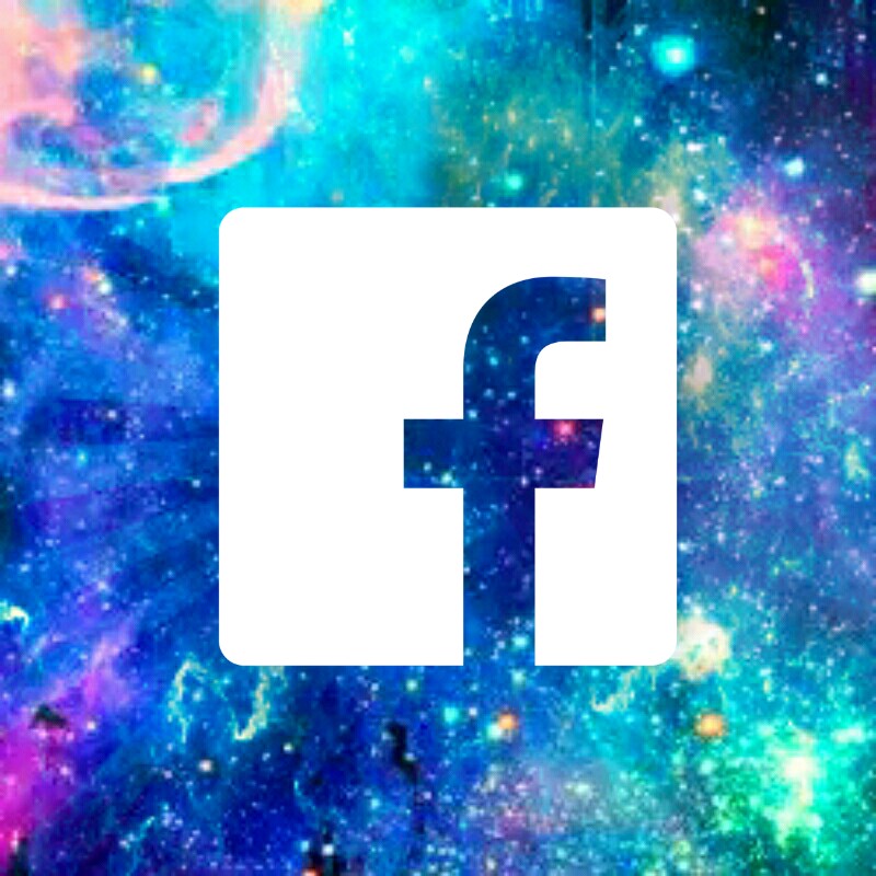 800x800 Facebook Icon Colorful Stars Galaxy Facebook Icon