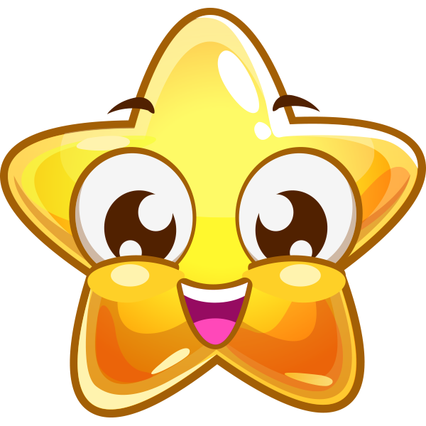 600x600 Grinning Star Facebook Symbols Miscellaneous, Cool Star