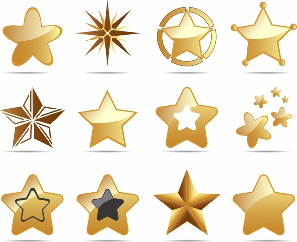 600x490 Star Icons Free Vector In Adobe Illustrator