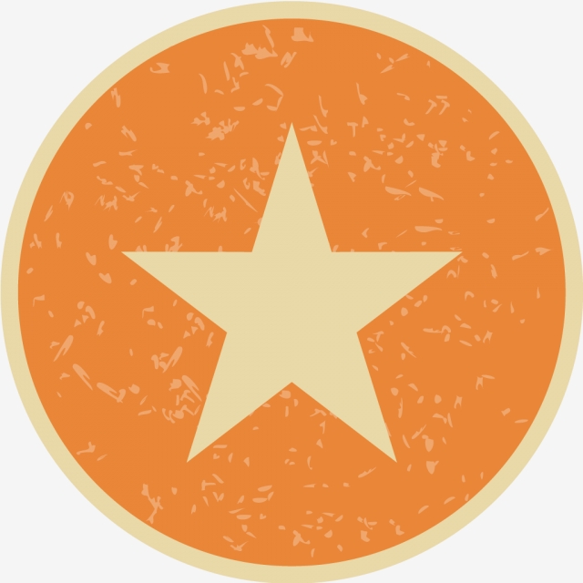640x640 Vector Star Icon, Favourite Icon, Like Icon, Prize Icon Png