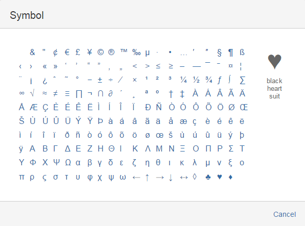 597x443 Symbols, Emoticons And Special Characters