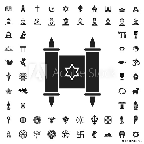 500x500 David Star Icon Illustration