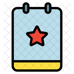 256x256 Star Icon Of Colored Outline Style