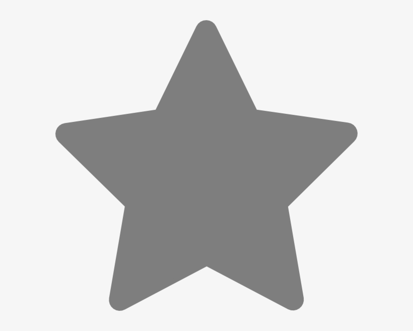 820x657 Grey Star Icon Png