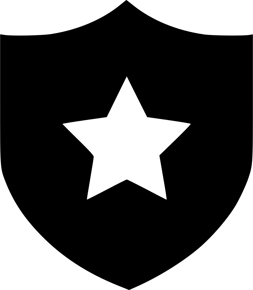 854x980 Shield Star Png Icon Free Download