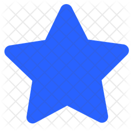 256x256 Star Icon Of Flat Style