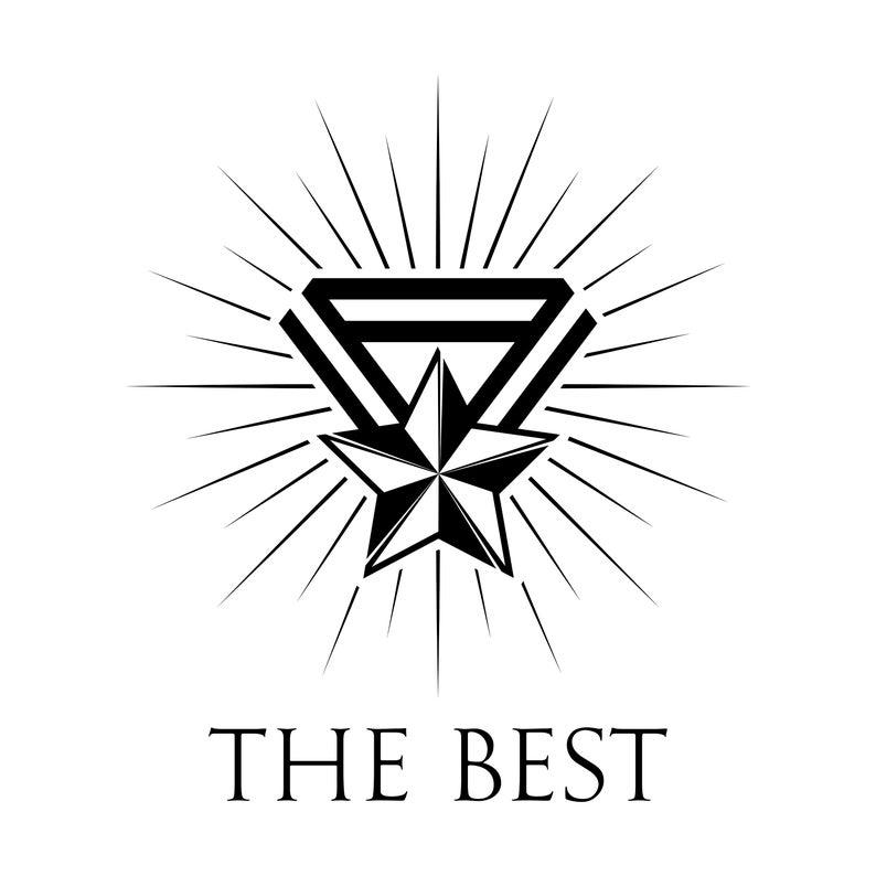 794x794 Vintage Star Medal Icon Award Trophy Reward The Best Etsy