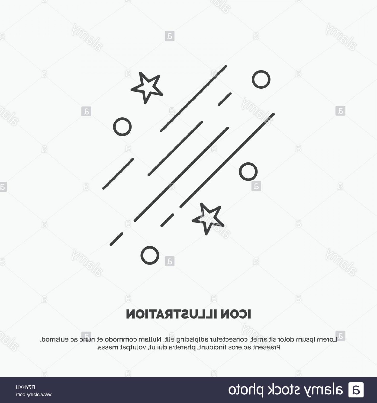 1560x1668 Star Shooting Star Falling Space Stars Icon Line Vector Gray