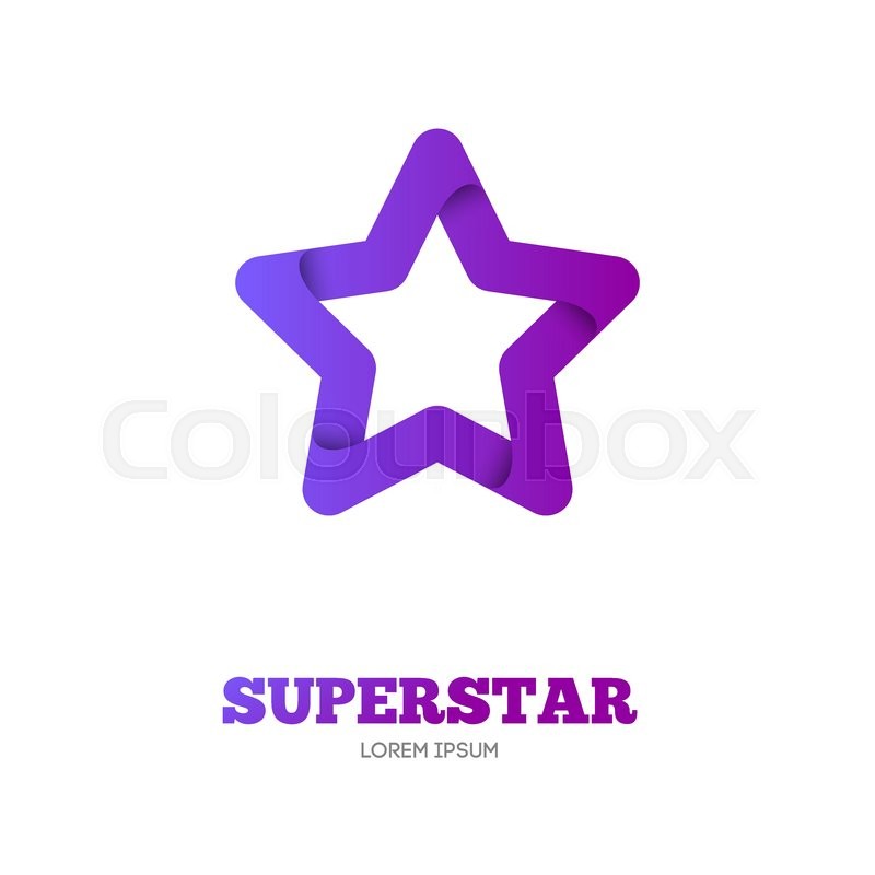 800x800 Star Vector Logo Template Star Stock Vector Colourbox