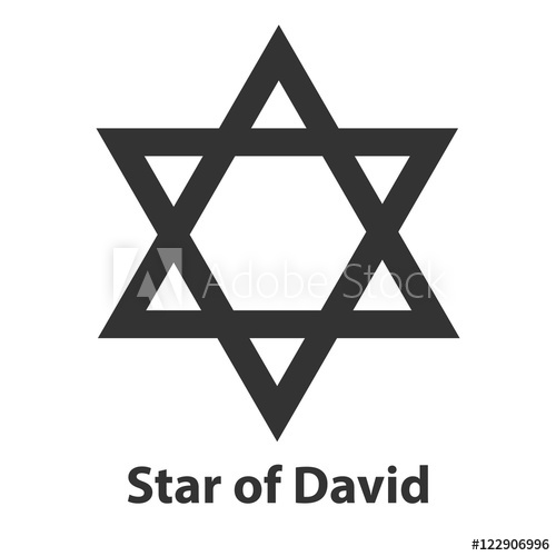 500x500 Icon Of Star Of David Symbol Judaism Religion Sign