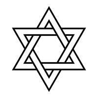 200x200 Star Of David Free Vector Art
