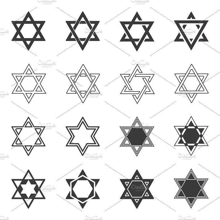 772x772 Star Of David Icons